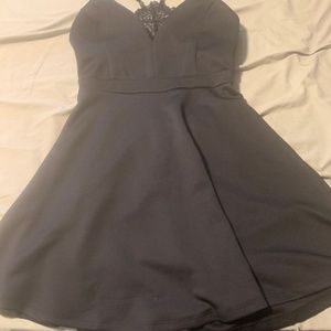 Black cocktail dress